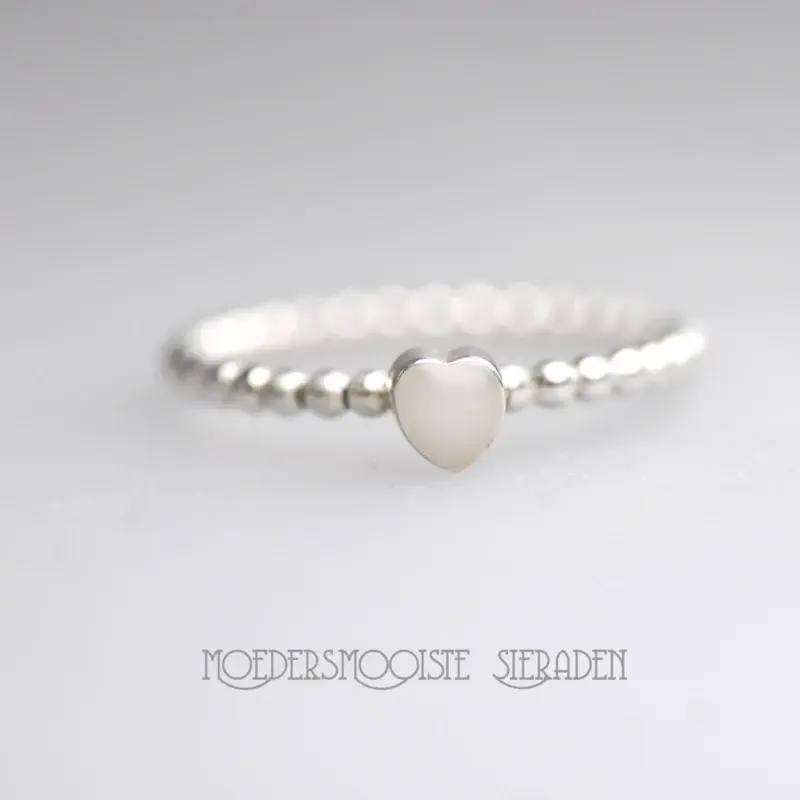 Moedermelk ring Pure Heart