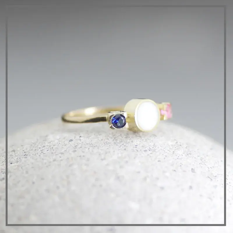 Moedermelk ring Riley Square