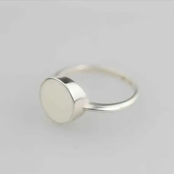 Moedermelk ring Trivor Zilver