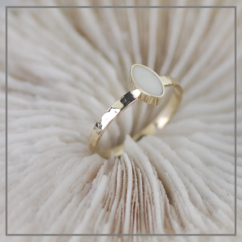 Moedermelk ring Valeria Goud
