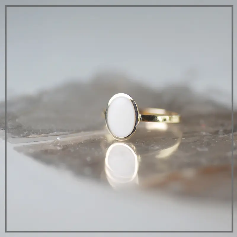 Moedermelkring Serenity Goud