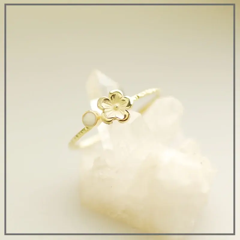 Moedermelkring van Goud Blossom & Growth #1 Gold