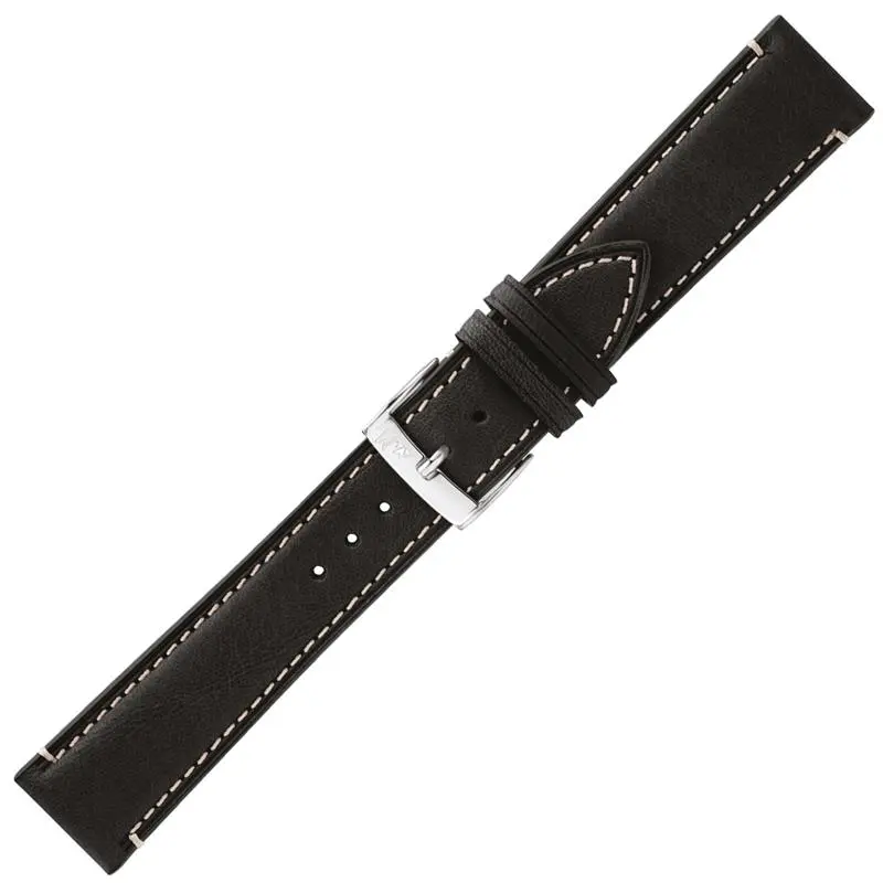 Morellato Basic Collection Horlogeband Leer Zwart Elgreco