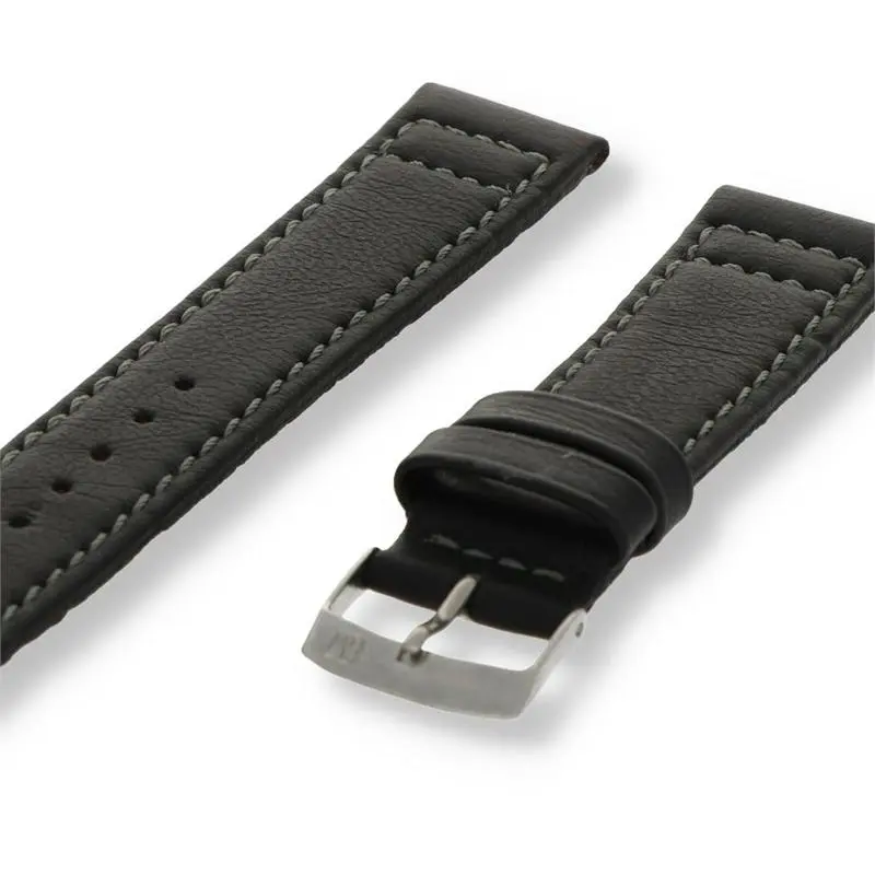 Morellato Basic Collection Horlogeband Leer Zwart Ginepr