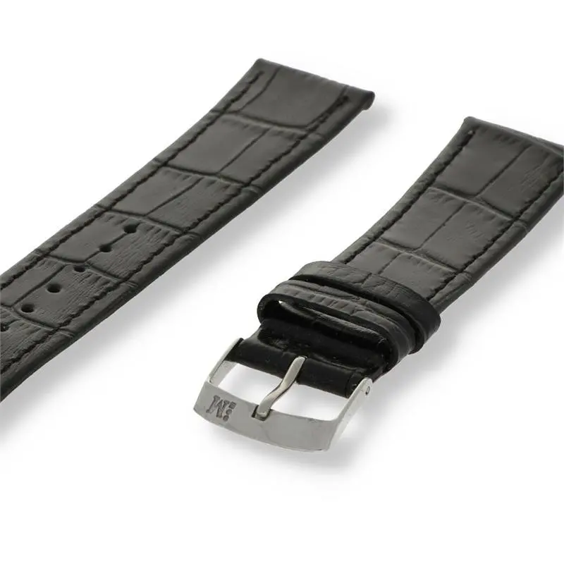 Morellato Basic Collection Horlogeband Leer Zwart Kajman