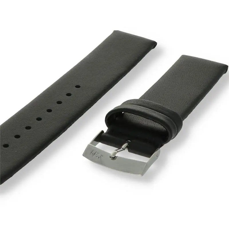 Morellato Basic Collection Horlogeband Leer Zwart Large