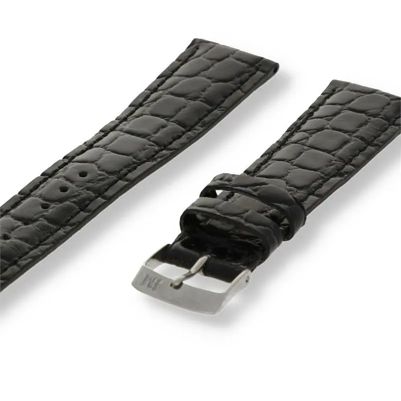 Morellato Basic Collection Horlogeband Leer Zwart Liverp