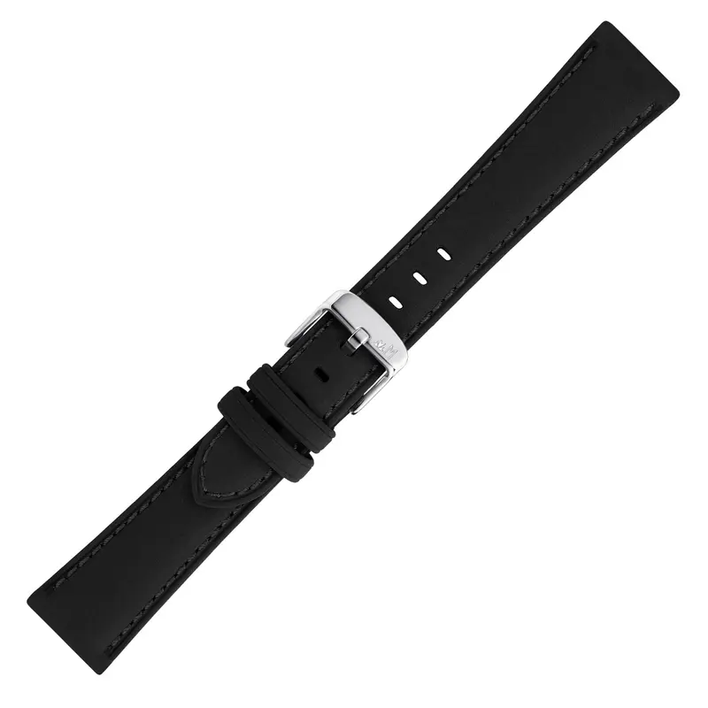 Morellato Horlogeband Leer Zwart Flake