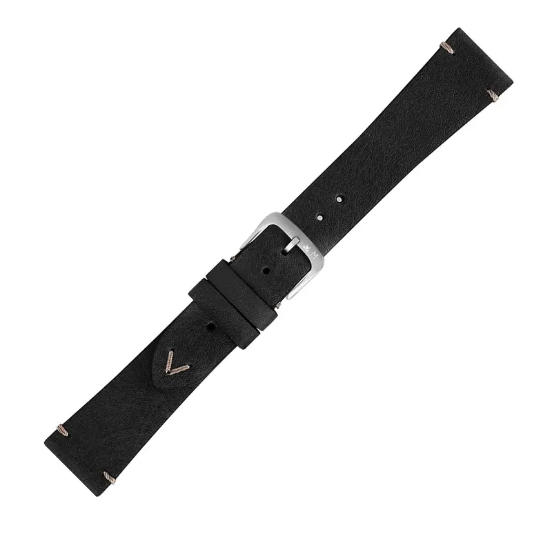 Morellato Horlogeband Leer Zwart Pollock