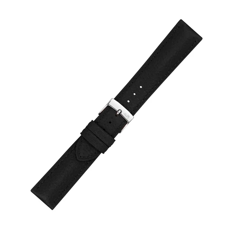 Morellato Hornet Horlogeband Leer Zwart