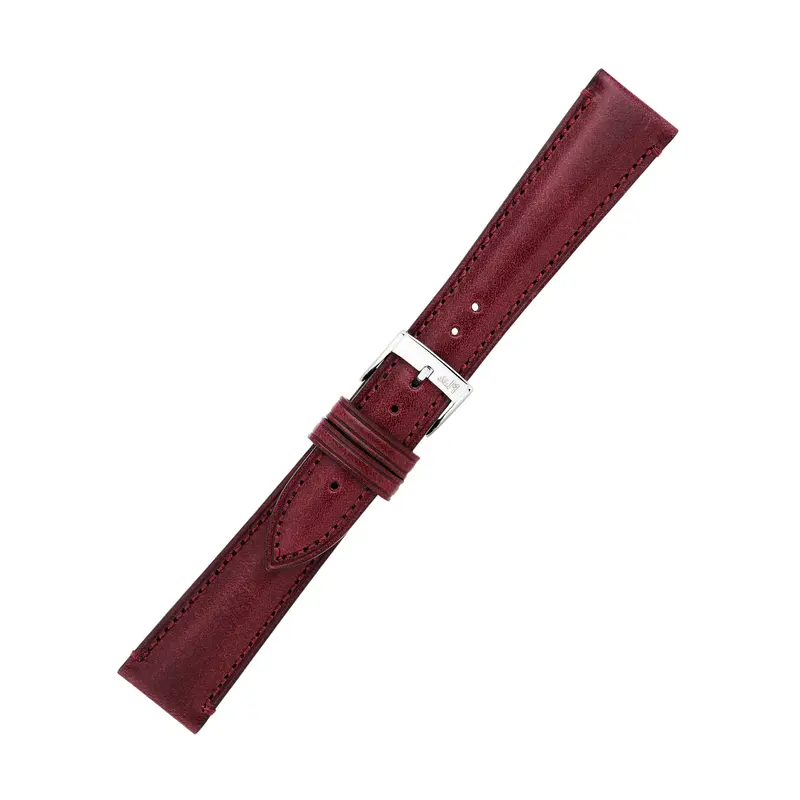 Morellato Reggiani Horlogeband Leer Rood