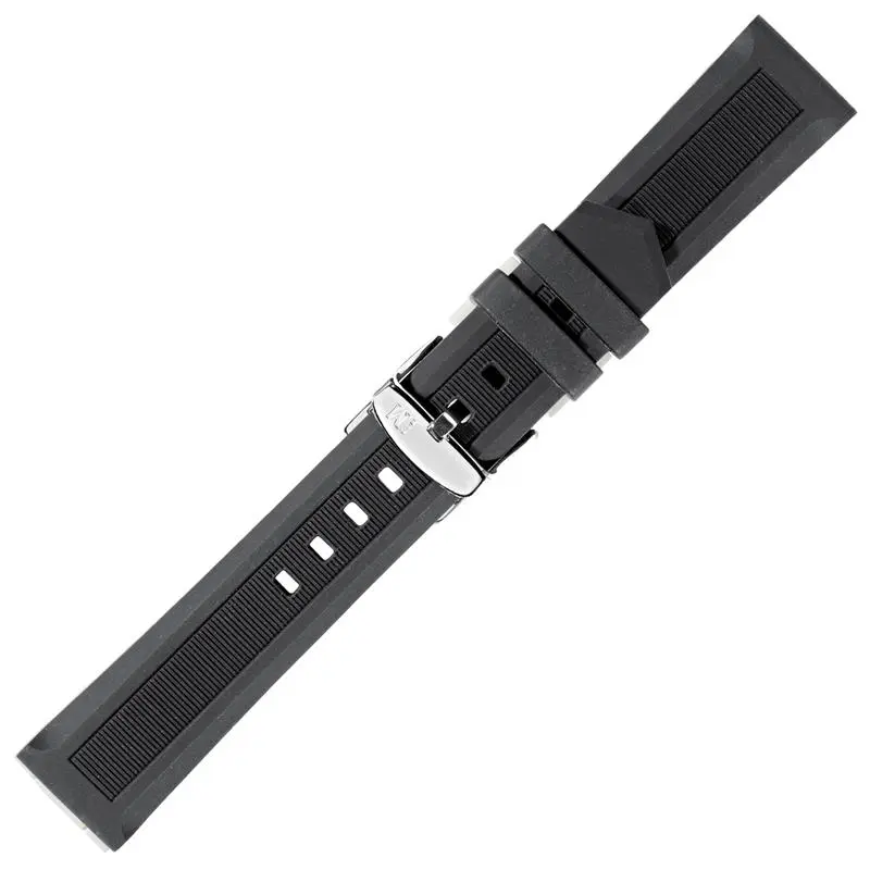 Morellato Rubber Collection Horlogeband Rubber Zwart Acre