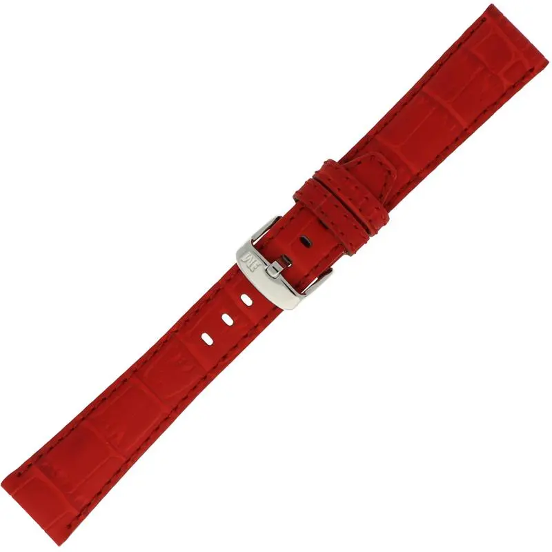 Morellato Sport Collection Horlogeband Leer Rood Soccer