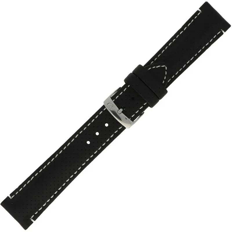 Morellato Sport Collection Horlogeband Leer Zwart Race
