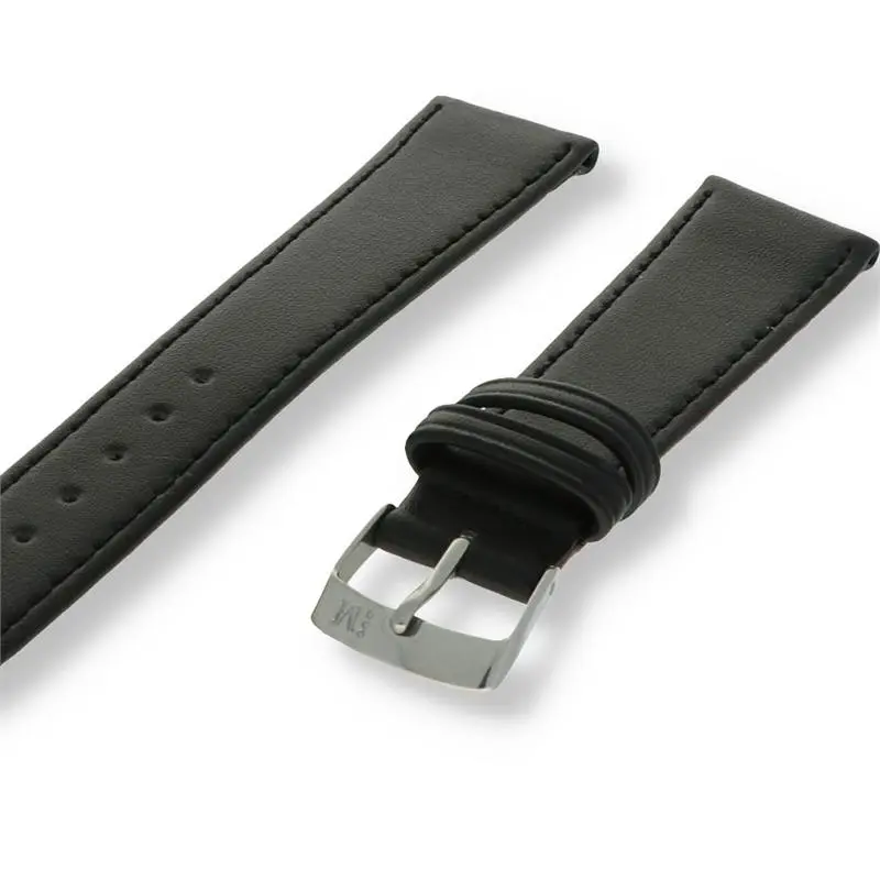Morellato XL Horlogeband Leer Zwart Pointe