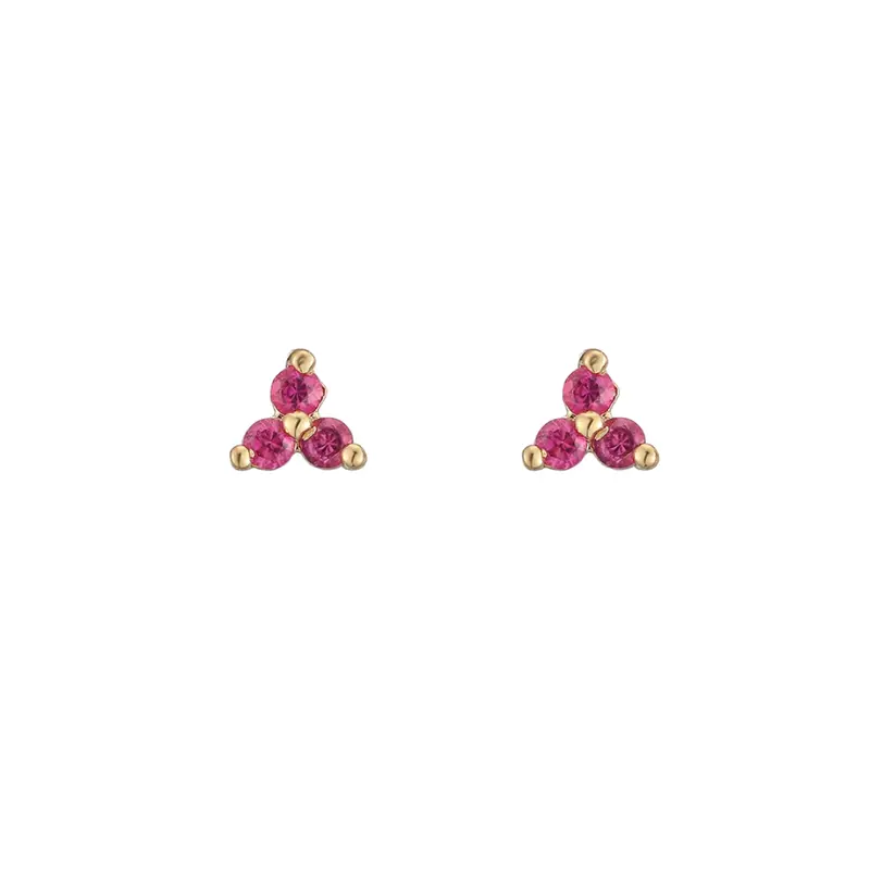 Odette studs fuchsia