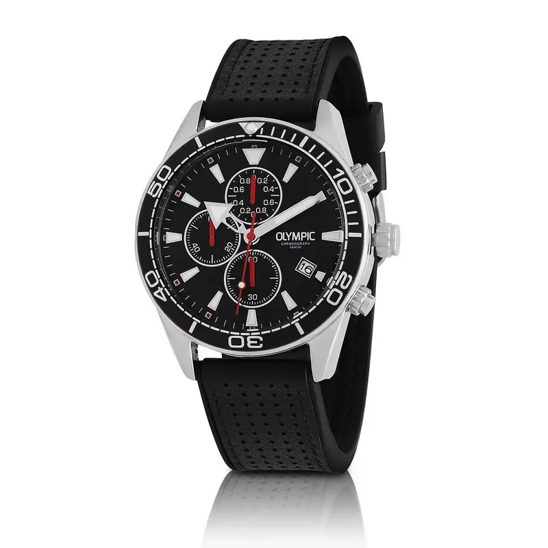 Olympic ADAM Leer Horloge OL72HSL074