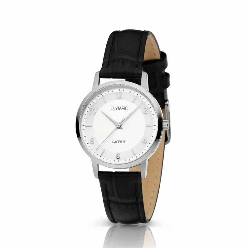 Olympic EMMA Leer 29mm Horloge OL26DSL048