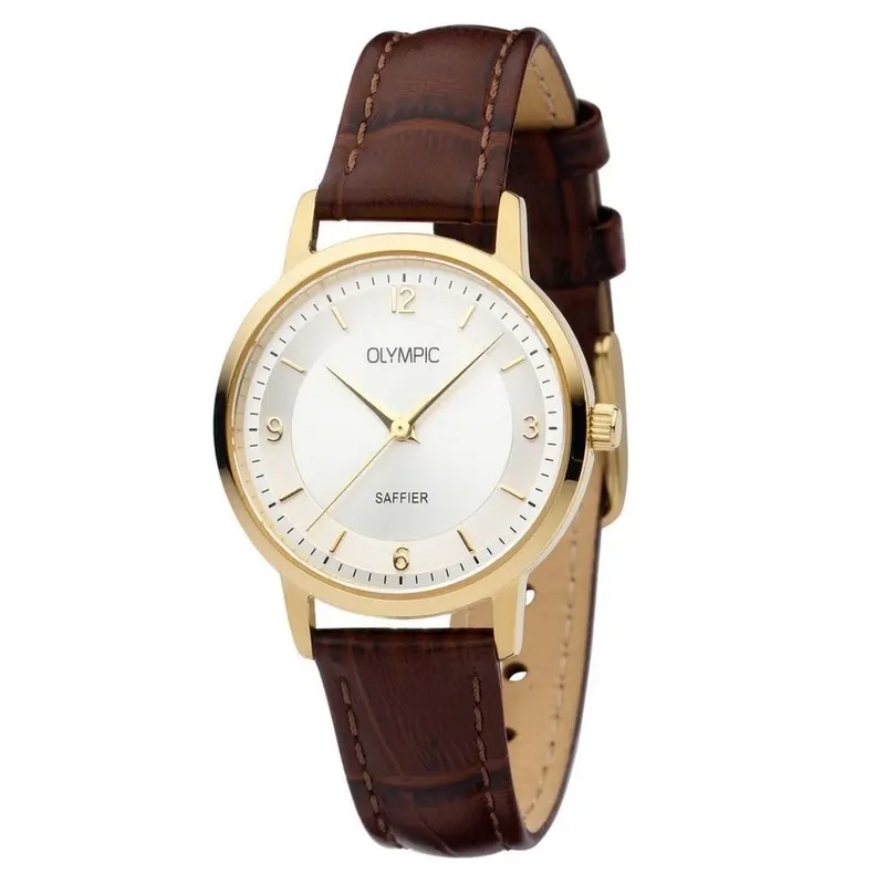 Olympic Horloge OL26DDL008 Bruin