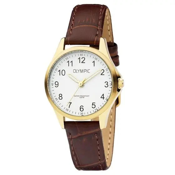 Olympic Horloge OL72DDL001 Bruin