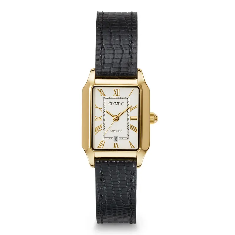 Olympic OL73DDL001 Nostalgia Horloge Dames Staal 23x33mm