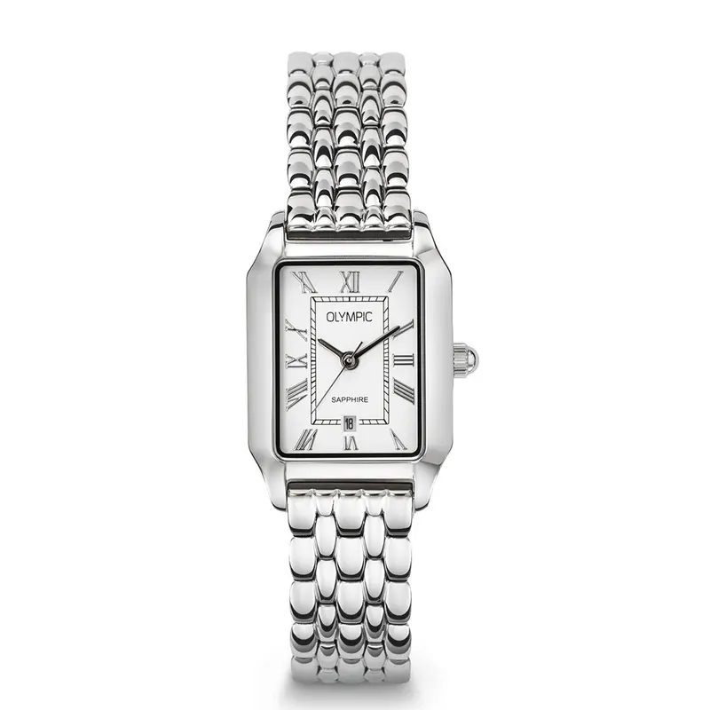Olympic OL73DSS003 Nostalgia Horloge Dames Staal 23x33mm