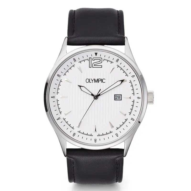 Olympic OL75HSL003 Senne Horloge Heren Staal 43mm