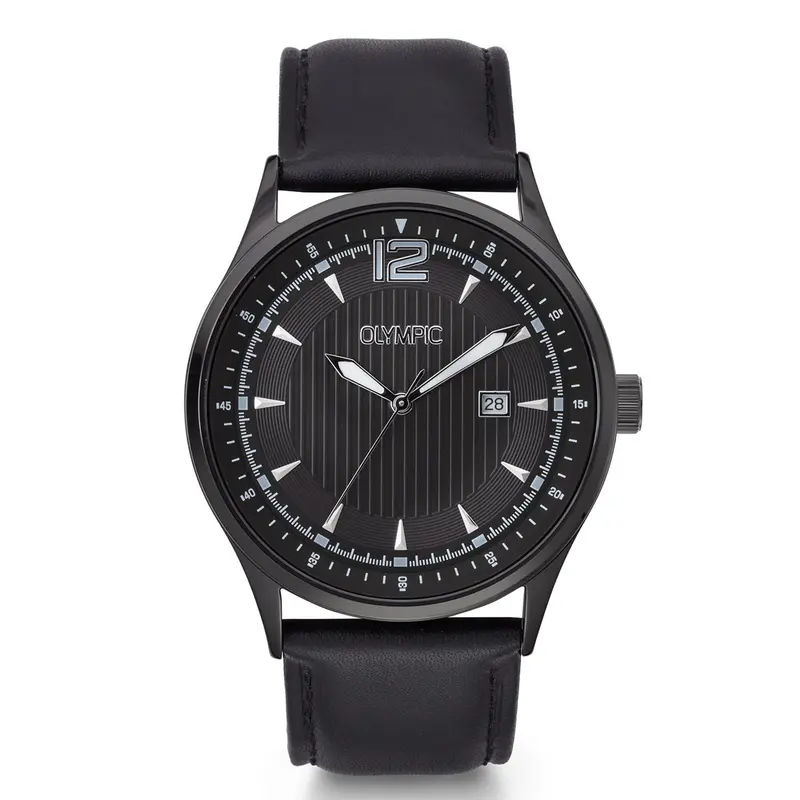 Olympic OL75HZL001 Senne Horloge Heren Staal 43mm