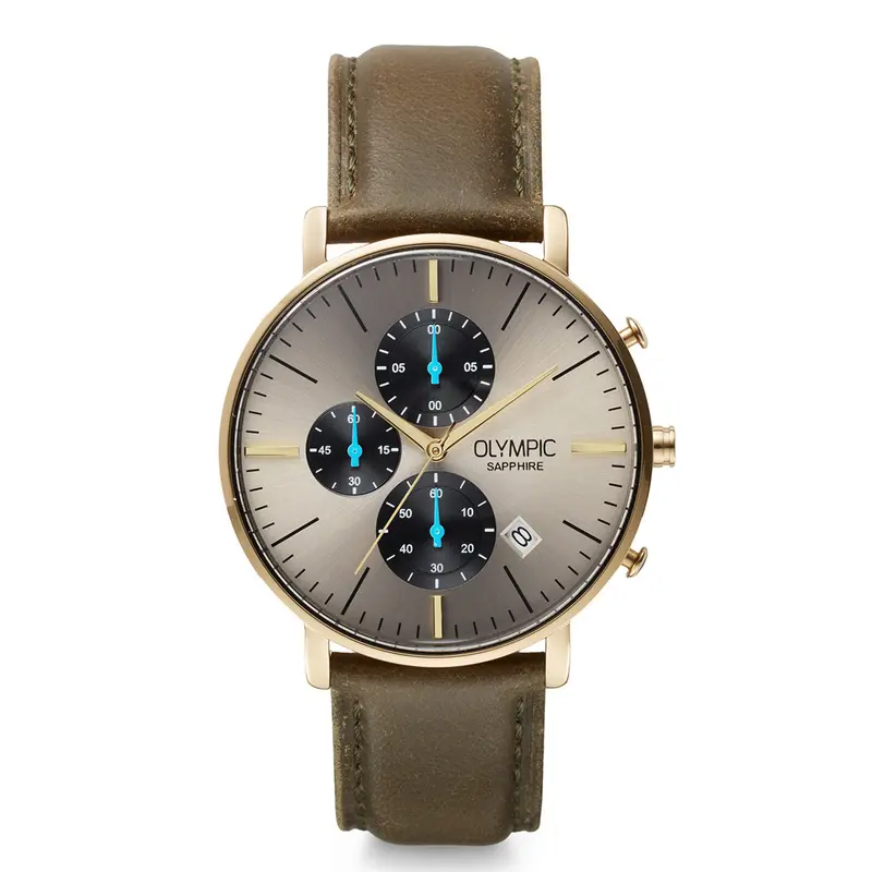 Olympic OL82HDL006 Tempus Horloge Heren Staal 40mm