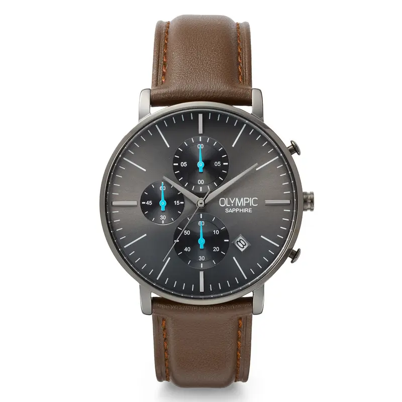 Olympic OL82HGL001 Tempus Horloge Heren Staal 40mm