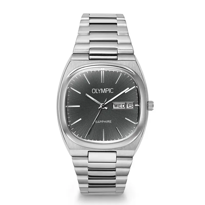 Olympic OL89HSS083 Revival Horloge Heren Staal 36mm