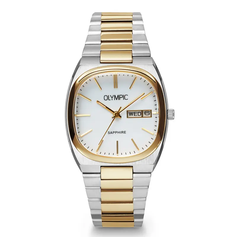 Olympic OL89HSS084B Revival Horloge Heren Staal 36mm
