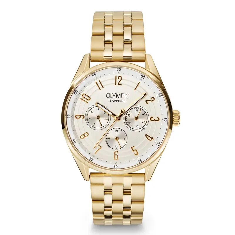 Olympic OL90HDD001 Daily Classic Horloge Heren Staal 40mm