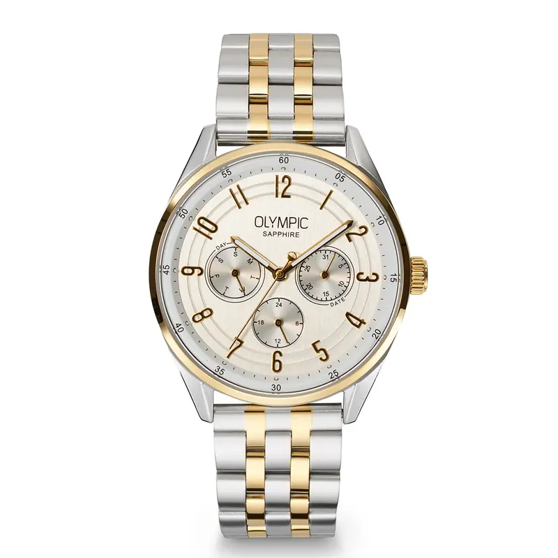 Olympic OL90HDS001B Daily Classic Horloge Heren Staal 40mm