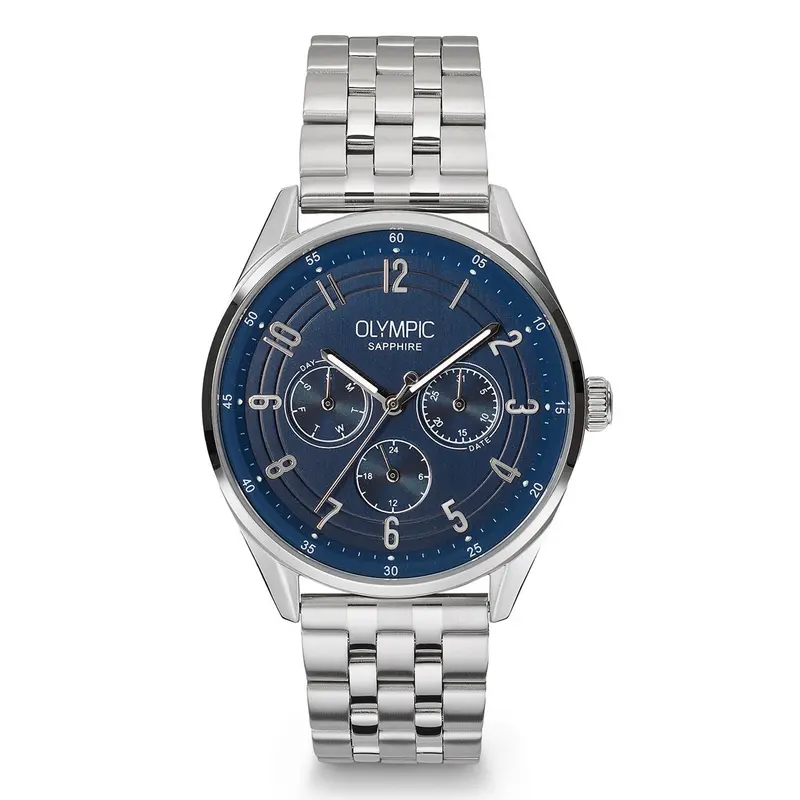 Olympic OL90HSS003 Daily Classic Horloge Heren Staal 40mm