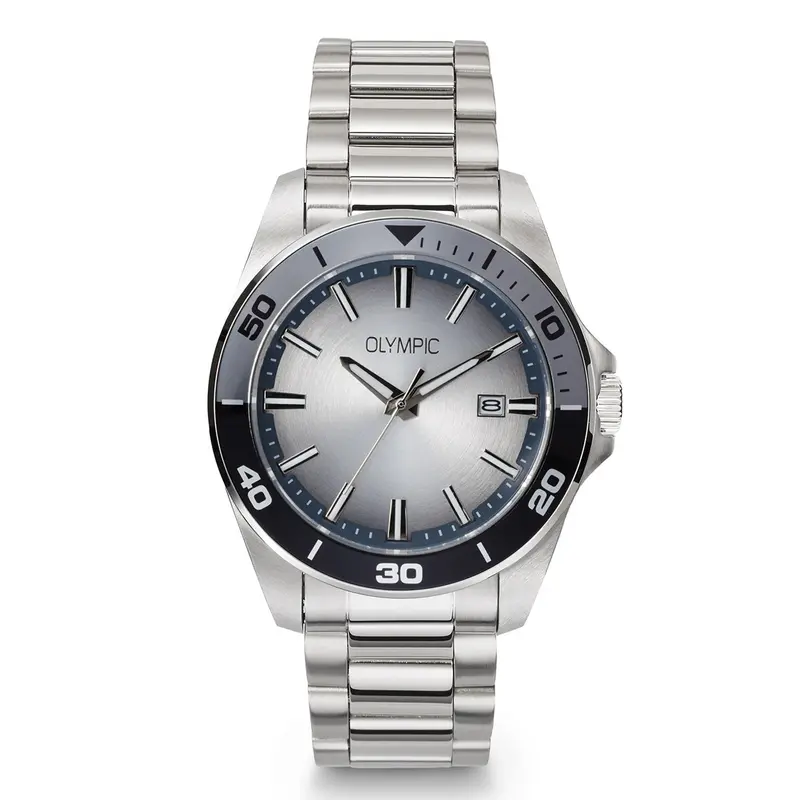 Olympic OL90HSS004 Wout Horloge Heren Staal 40mm