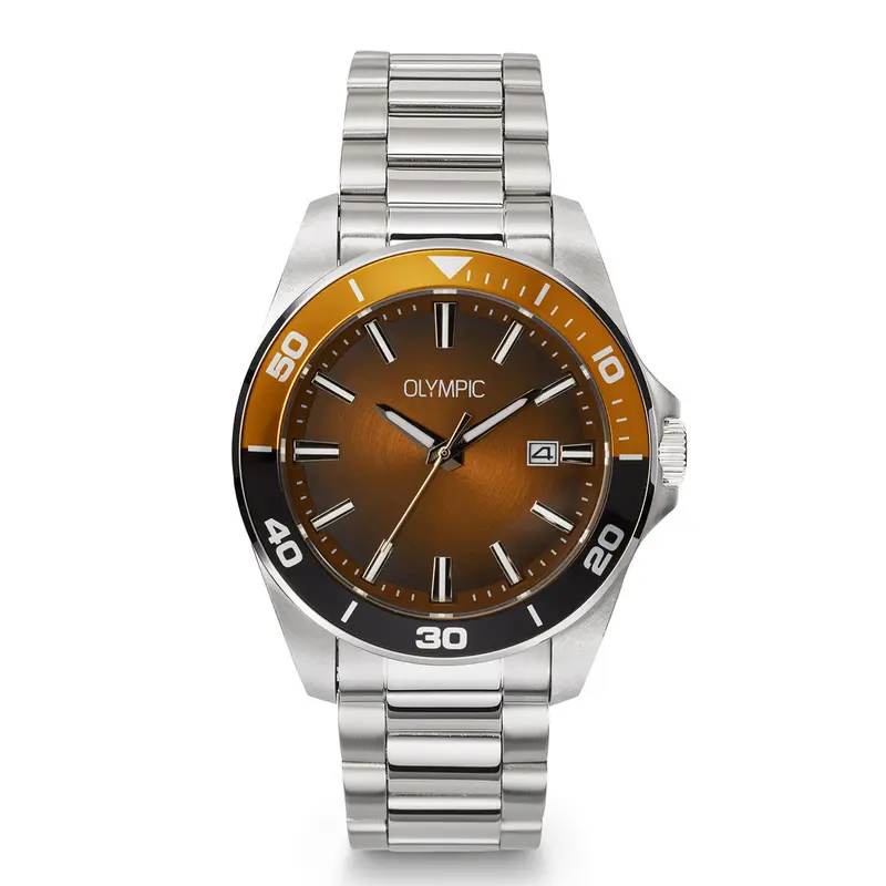 Olympic OL90HSS006 Wout Horloge Heren Staal 40mm