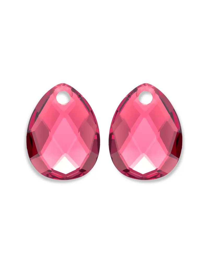 Oorbel Edelstenen Afterglow Fuchsia Quartz