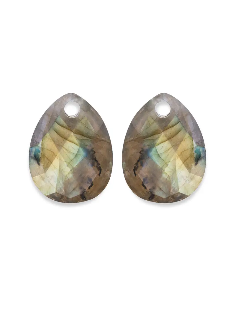 Oorbel Edelstenen Afterglow Labradorite