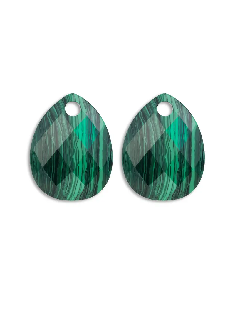Oorbel Edelstenen Afterglow Malachite