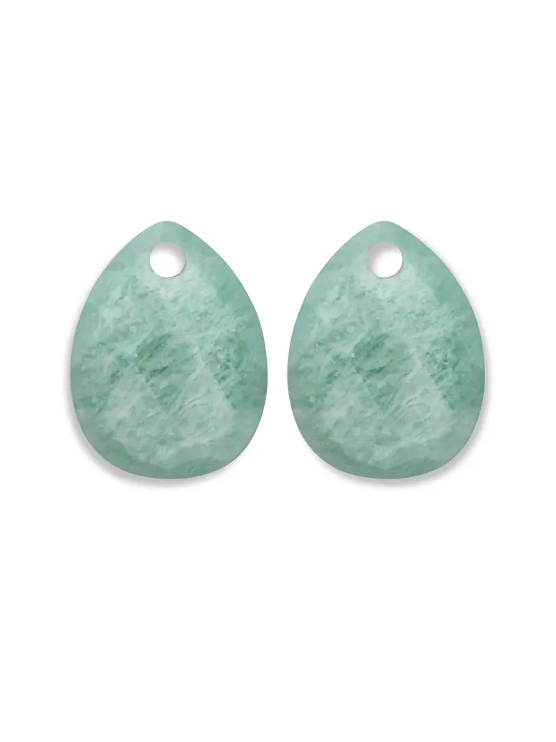 Oorbel Edelstenen Afterglow Rich Green Amazonite