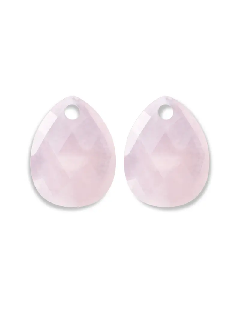 Oorbel Edelstenen Afterglow Rose Quartz