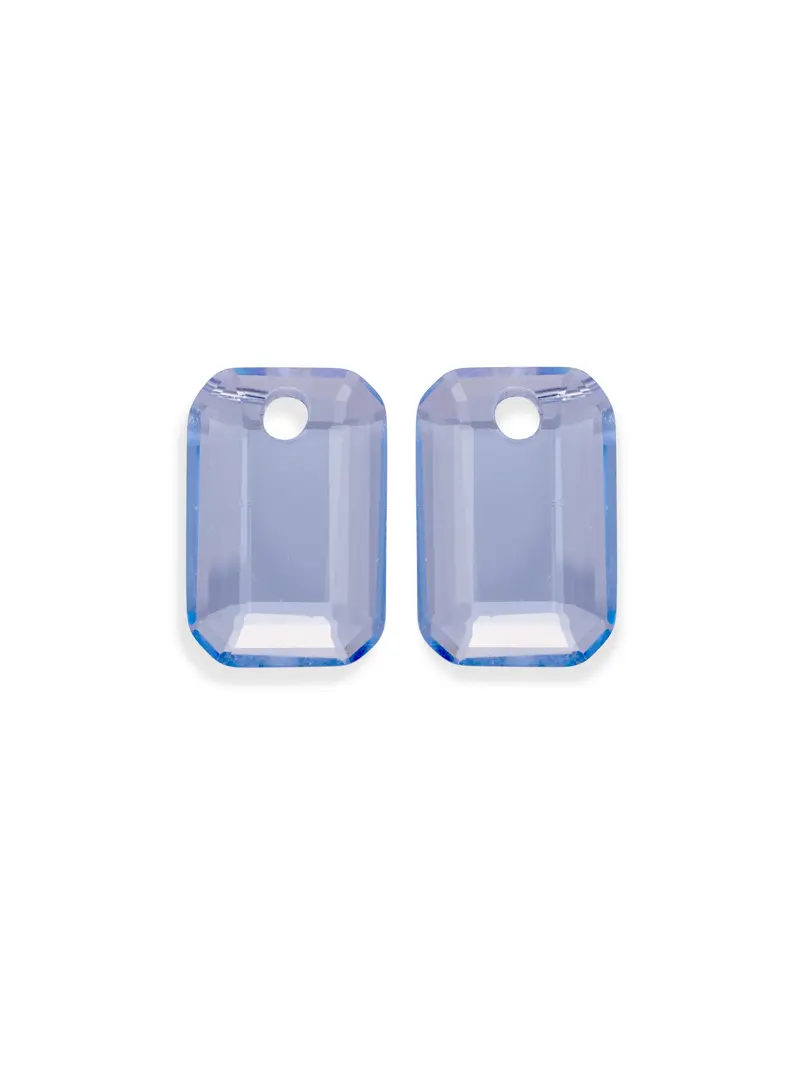 Oorbel Edelstenen Baguette Aquamarine