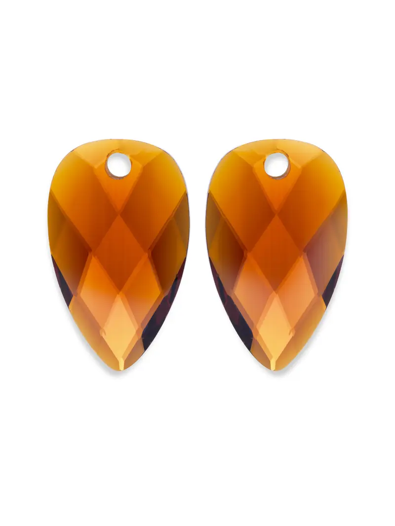 Oorbel Edelstenen Blossom Citrine Quartz