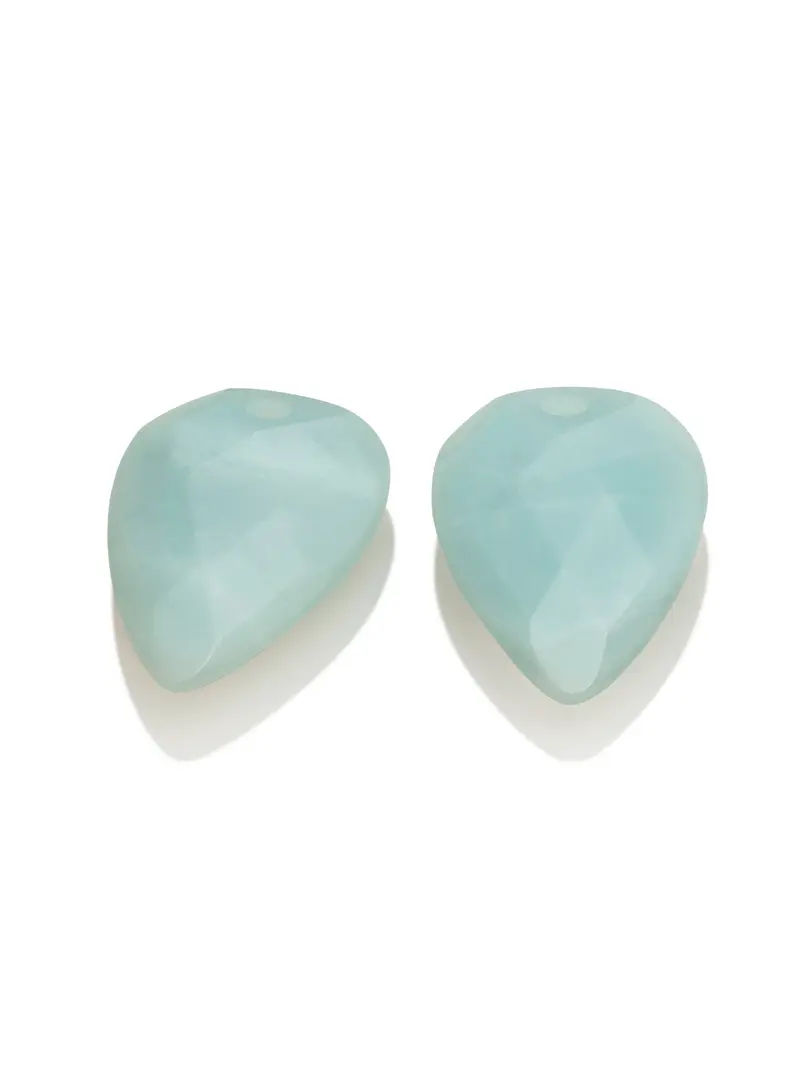 Oorbel Edelstenen Blossom Facet Amazonite