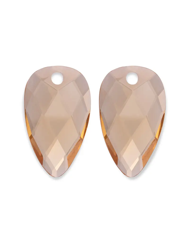 Oorbel Edelstenen Blossom Light Gold Citrine Quartz