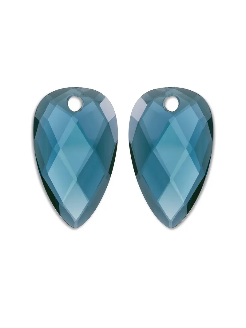 Oorbel Edelstenen Blossom Ocean Topaz Quartz