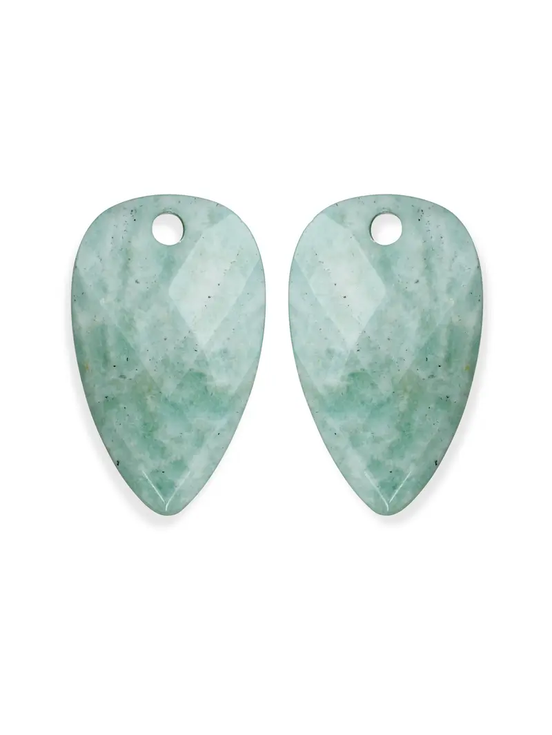 Oorbel Edelstenen Blossom Rich Green Amazonite
