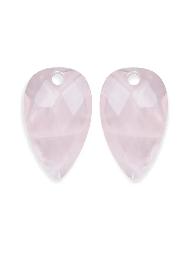 Oorbel Edelstenen Blossom Rose Quartz