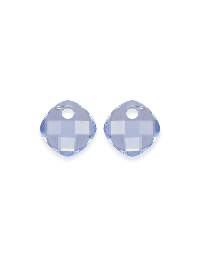 Oorbel Edelstenen Cushion Cut Aquamarine